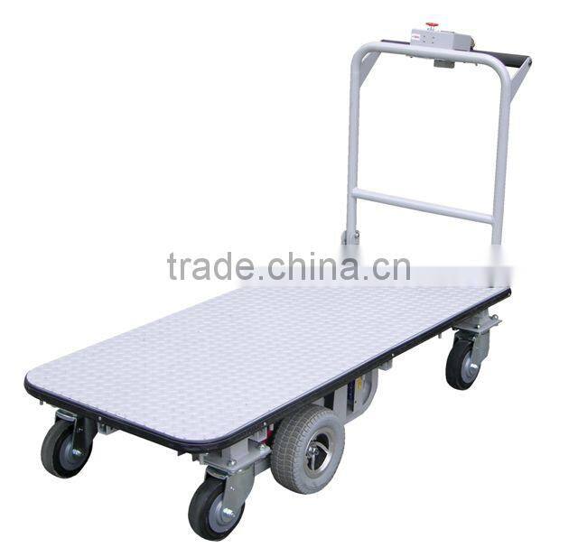 700kgs Electric Platform Cart with Rail for warehouse VH-ECF-70-(15.25 X 7.1)