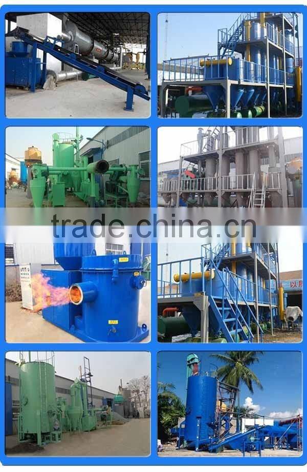 New energy saving 200 kw Rice husk/wood gasifier with power generator