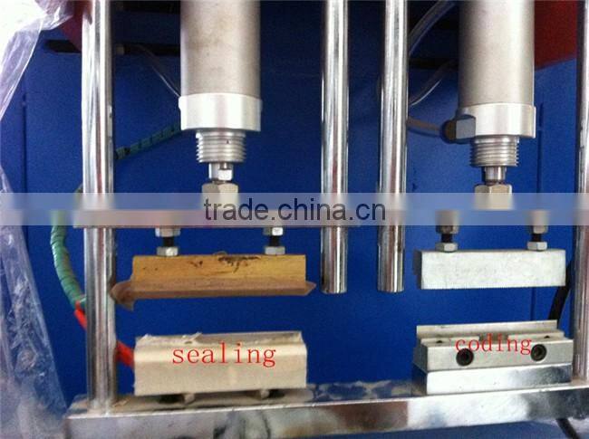 Easy operation cosmetic plastic tube sealing machine with date printing function