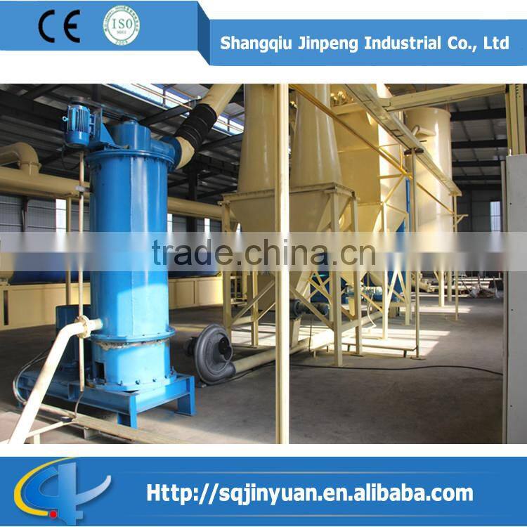Crude carbon black to refined carbon black recycling machine with saving energy