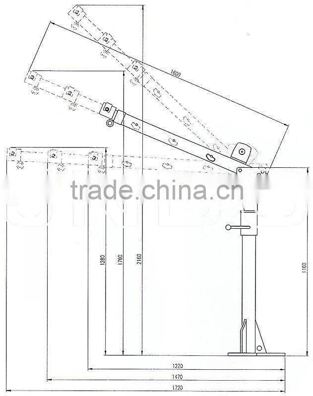 Top selling Portable 12v Electric Crane Hoist