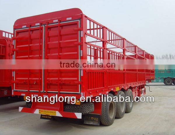 China cheap 40 ton fence cargo semi trailer