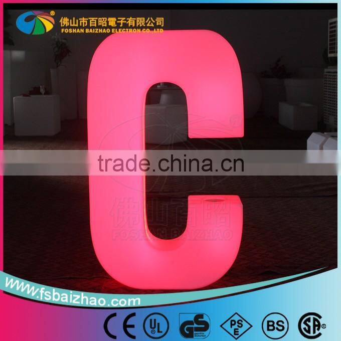 alphabet letter light