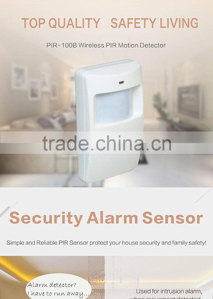 Wireless PIR Morion Sensor PIR-100B