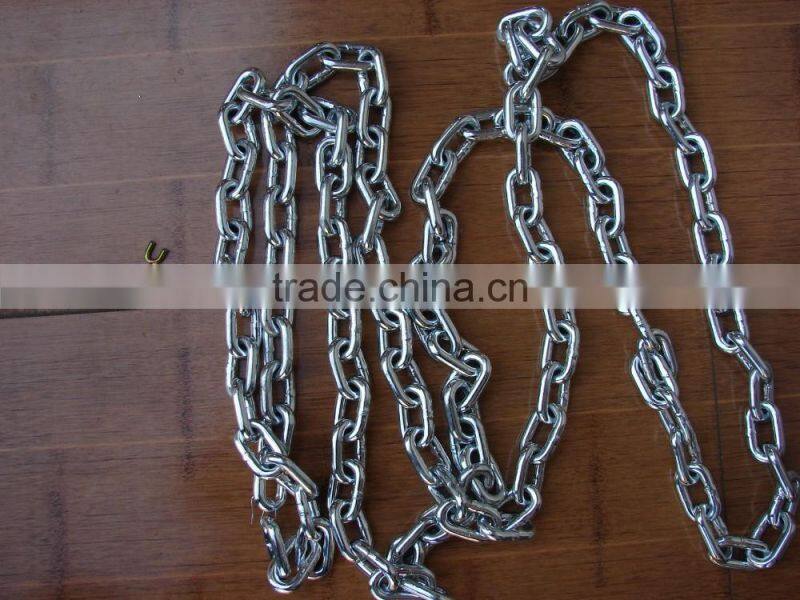 galvanized steel welded DIN766 link chain