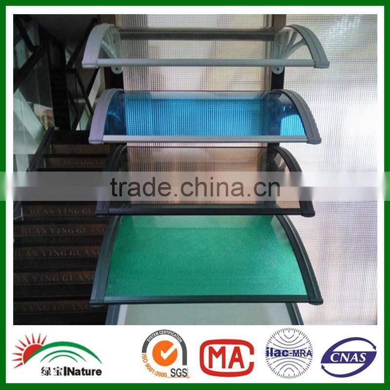 American 800mm outdoor pc sheet awning &canopy