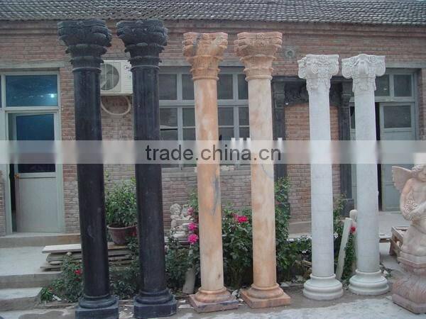 Antique granite , marble stone roman column