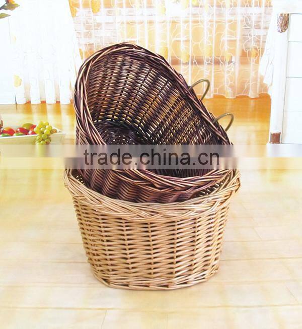 practical and durable bicycle basket wicker