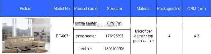 Contemporary Design Divan Living Room Furniture Sofa