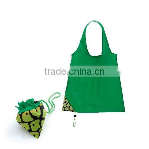 High quality wholesale foldable pineapple shape polyester shopping bag