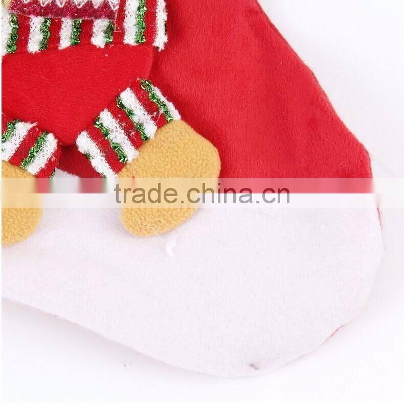 Stocking Gift Bags Christmas Hanging Decorative Ornaments, Santa Claus Cand Bags For Decoration