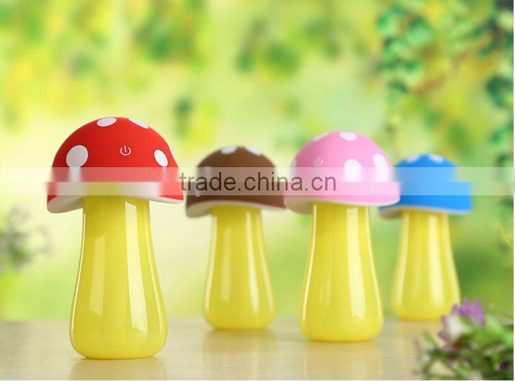 Factory Mushroom Light Lamp Humidifier, House/Office Table Mini Air Humidifier