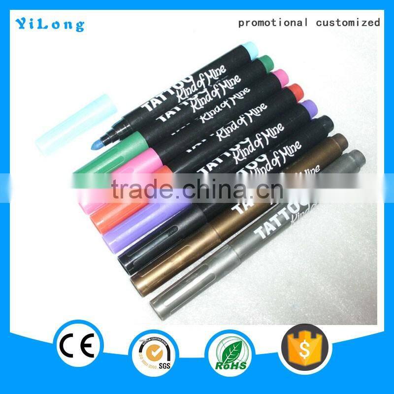 High quality metal tip skin marker, Surgical Skin Marker, with standard ruler packed in sterile bag, safe skin
