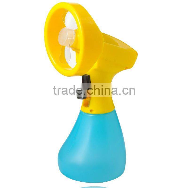 Supply fashion cute USB water spray fan mini handheld fan stock small order