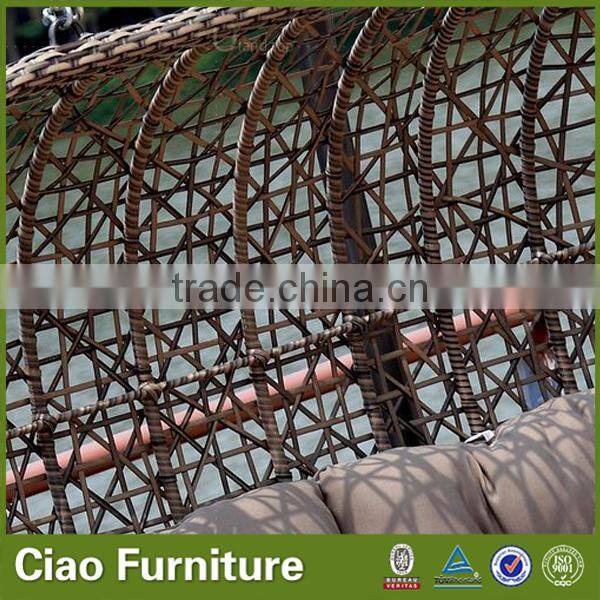 Garden furniture two seat outdoor patio swing