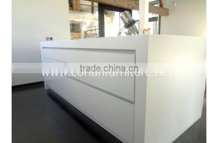 Very nice new design corian built kitchen cabinets