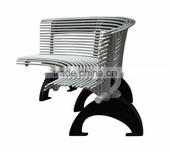 cast iron street leisure long bench with back