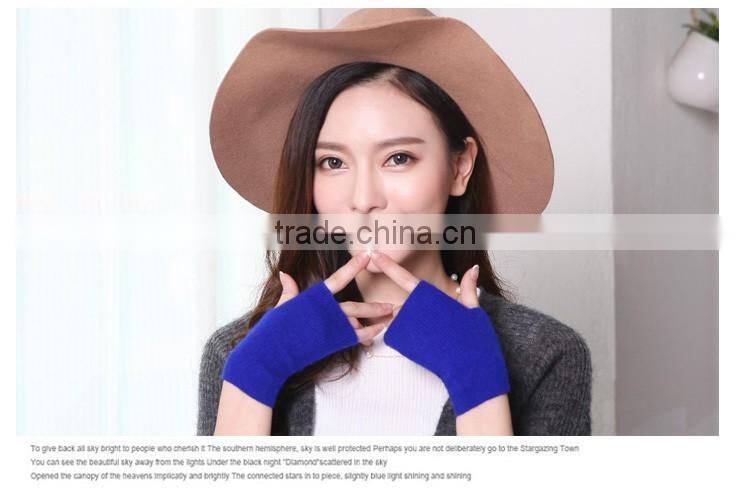 Cashmere Autumn Winter Gloves Have Finger Korean Mittens