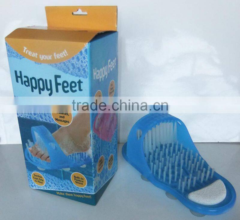 Easy Feet Foot Scrubber Bath Shower Scrub Brush Pumice Stone