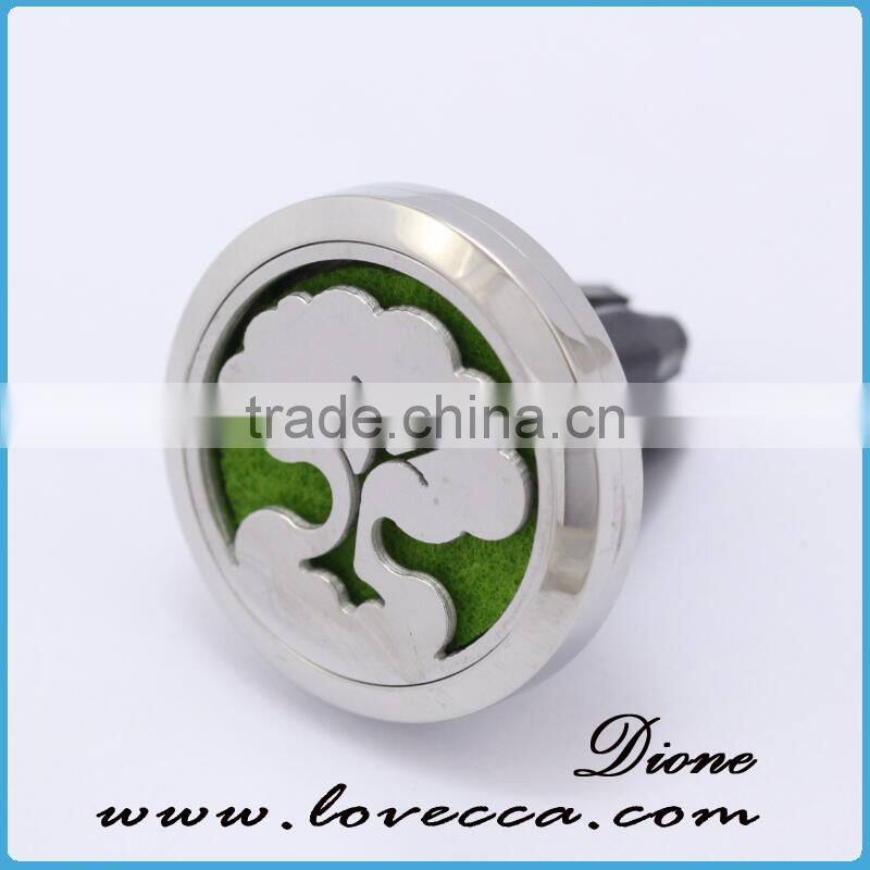 Stainless Steel Aromatherapy diffuser locket for car, Car Vent Clip Diffuser, Car Freshener Clip