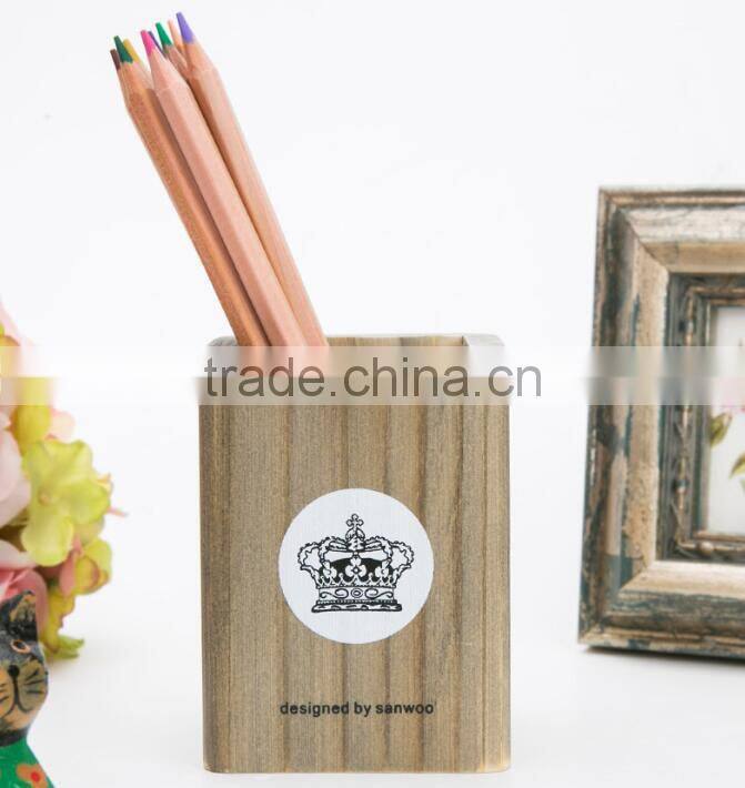 2016 Cao County customized eco wood pencil case