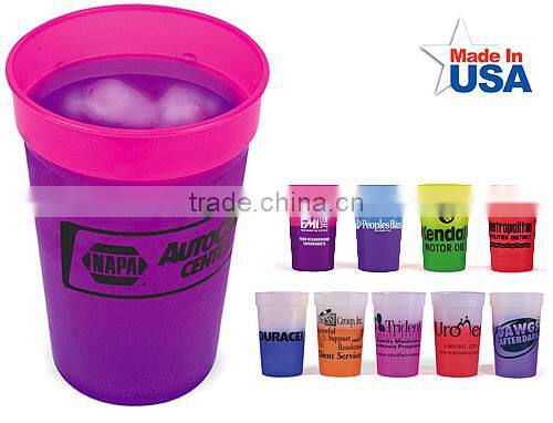 Reusable Promotional plastic stadium cup wholesales