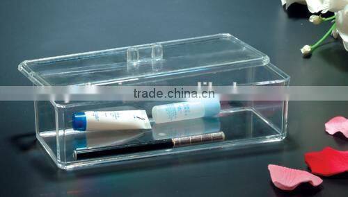 new design transparent three case cosmetic organiser box