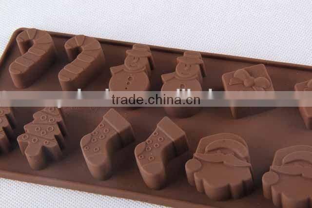 Christmas design silicone bakeware / cake mold