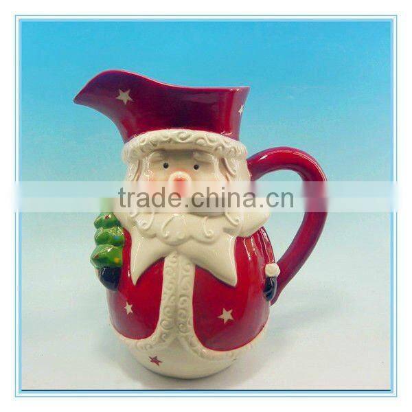 Good quality christmas claus water jar