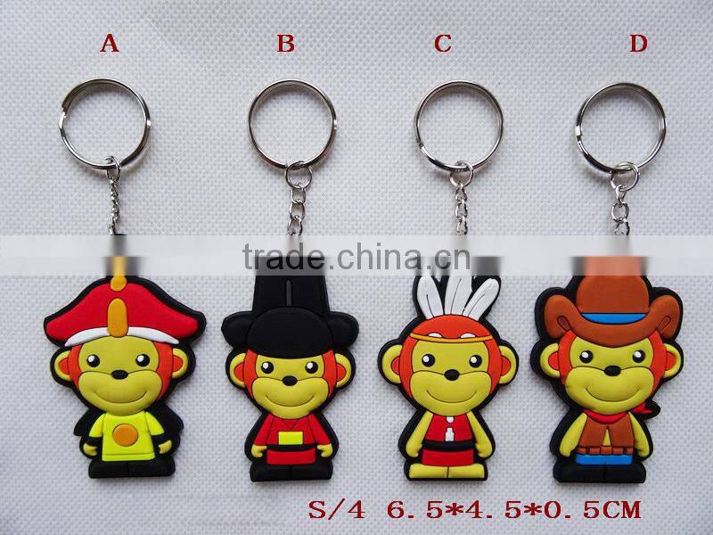 2016 russia monkey keychain for new year souvenir