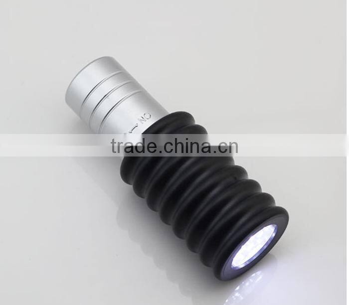 high quality double heads 24pcs LED deformed flashlight