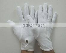 DDSAFETY 2017 Light Medium Weight Cotton Inspector Parade Gloves Working Gloves