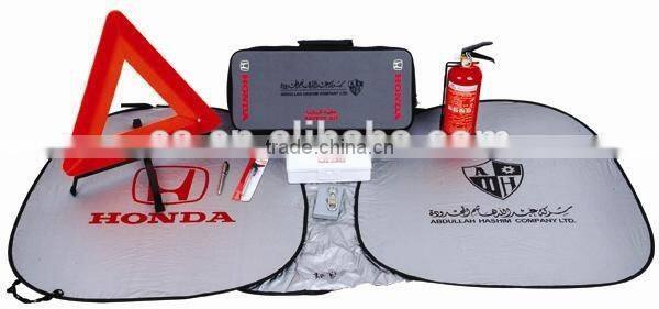High quality car safety kit with fire extinguisher