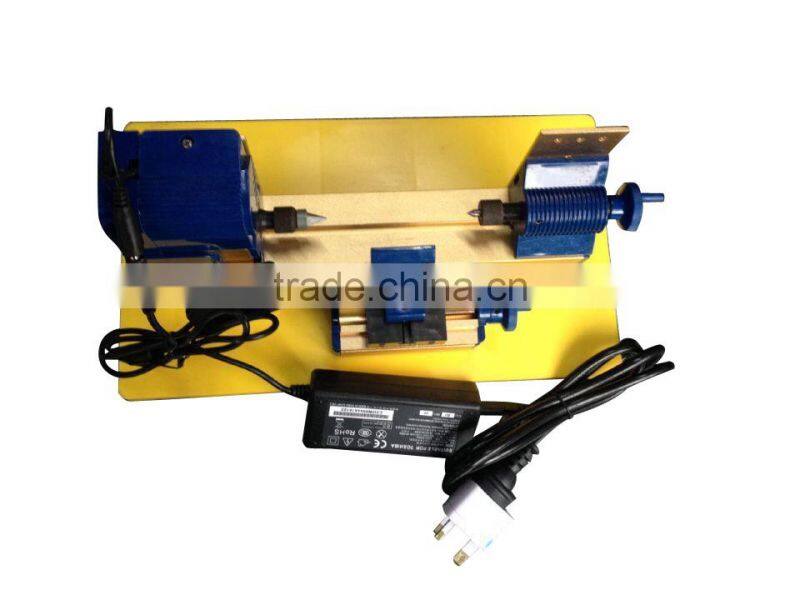 24W Mini Set Wood Turning Lathe Machine Wood Engraving Machine 20000r/min Tool