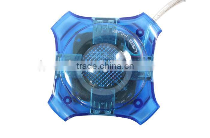 Classic plum flower shaped 4 port USB HUB