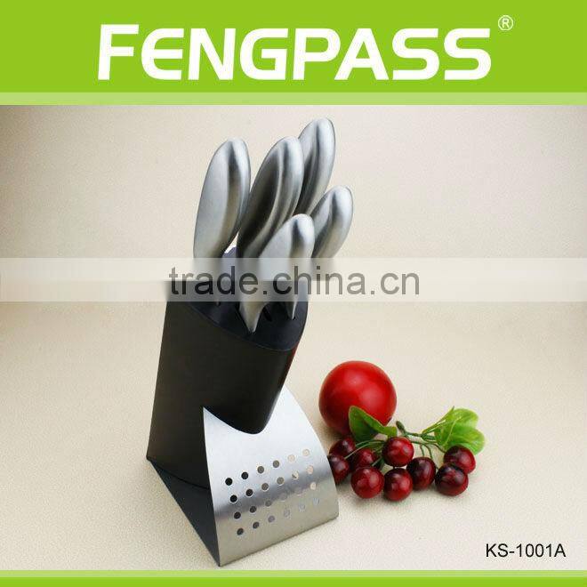 safty design stainless steel kitchen knife set(609-33-70)