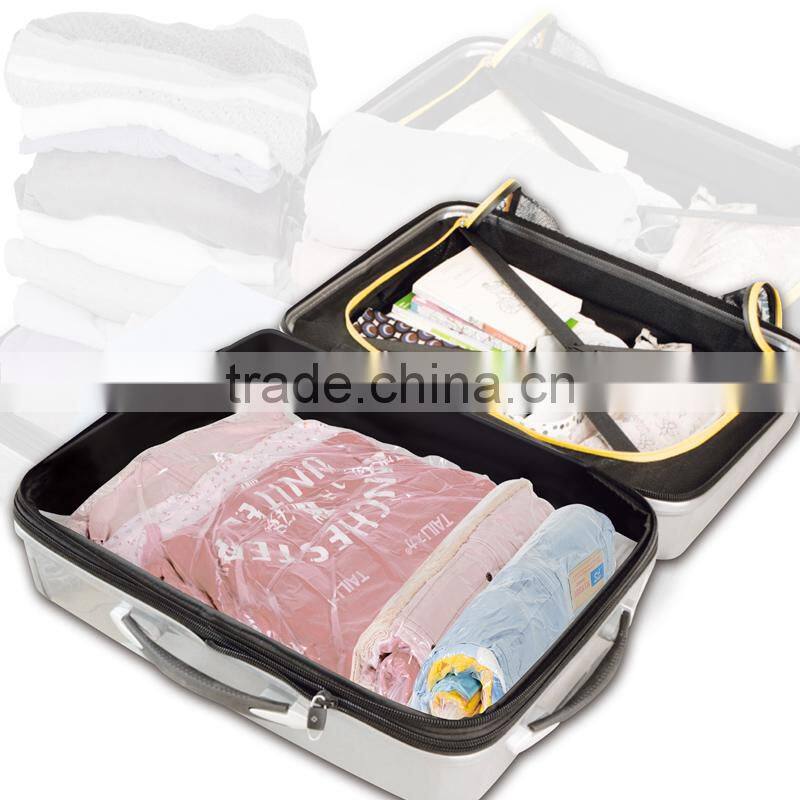 Multi Size Storage Compress Roll Up Vacuum Travel Bag Combo