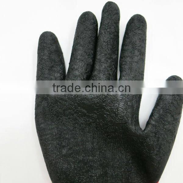 Crinkle Latex Coated Nylon Safety Gloves