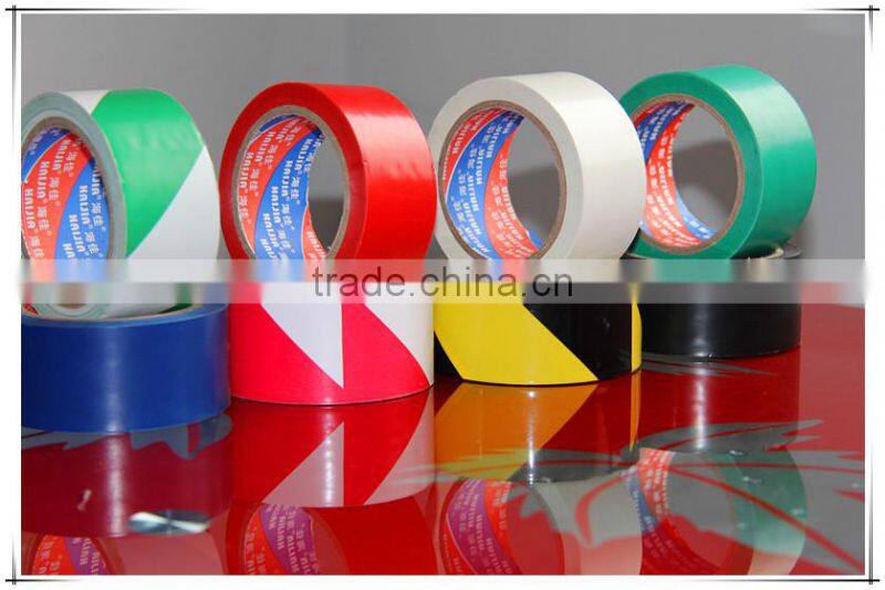 adhesive pvc floor marking tape used for floor and road warning and sign