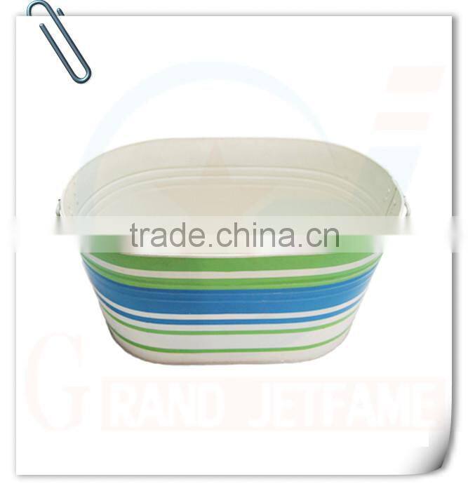 garden furniture fashion colorful tin ice bucket