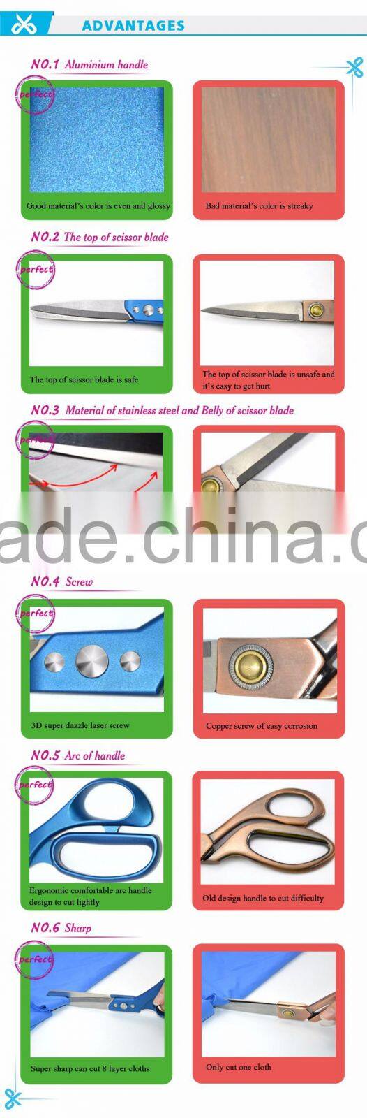 cloth scissors for cutting fabric