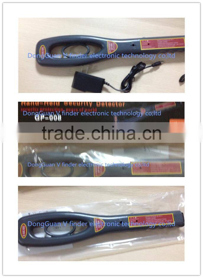 Super Body Scanner Hand Held Metal Detectors / superwand handy detectors with led lights