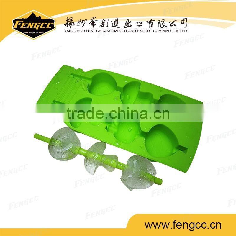 2016 hot sale promotion gift silicone ice cube tray , chocolate mould