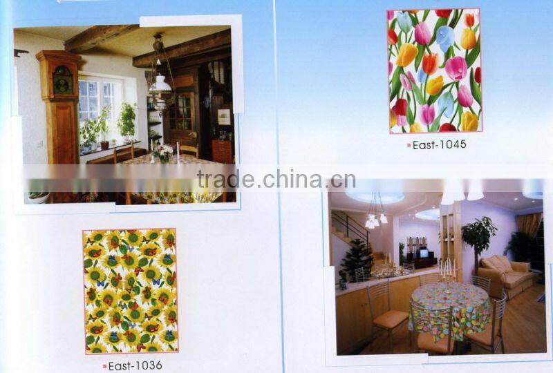 2016 NEW Style Designed HOT SELL Fashion Printed PVC table cover cloth