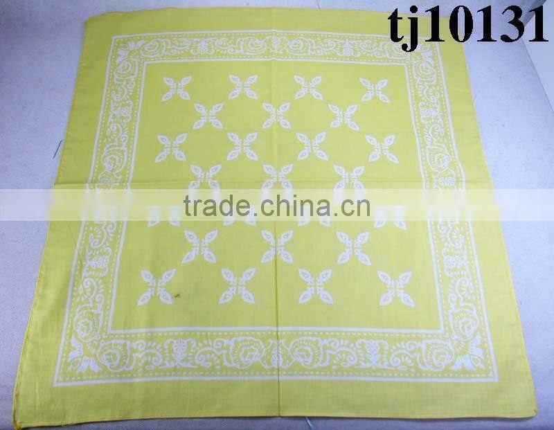 Cheap wholesale promotional 50*50cm custom printed bandana