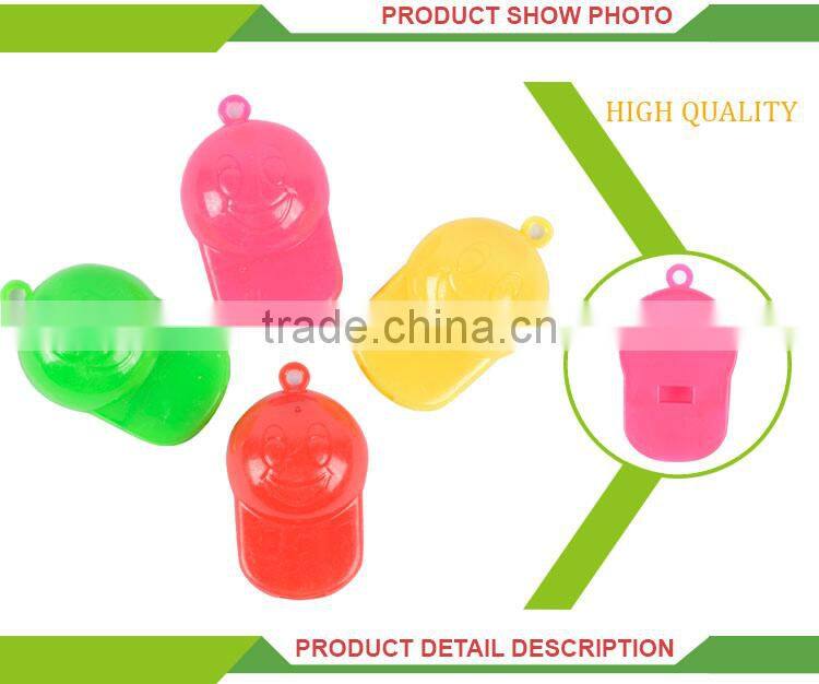 wholesale cheap children toy cheering plastic whistle in bulk