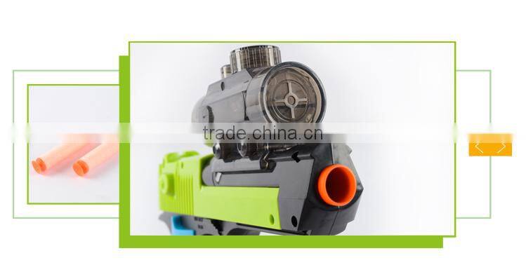 2 in 1 Kids outdoor toy crystal bullet soft bullet gun