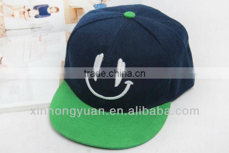 wholesale smile pattern snapback cap