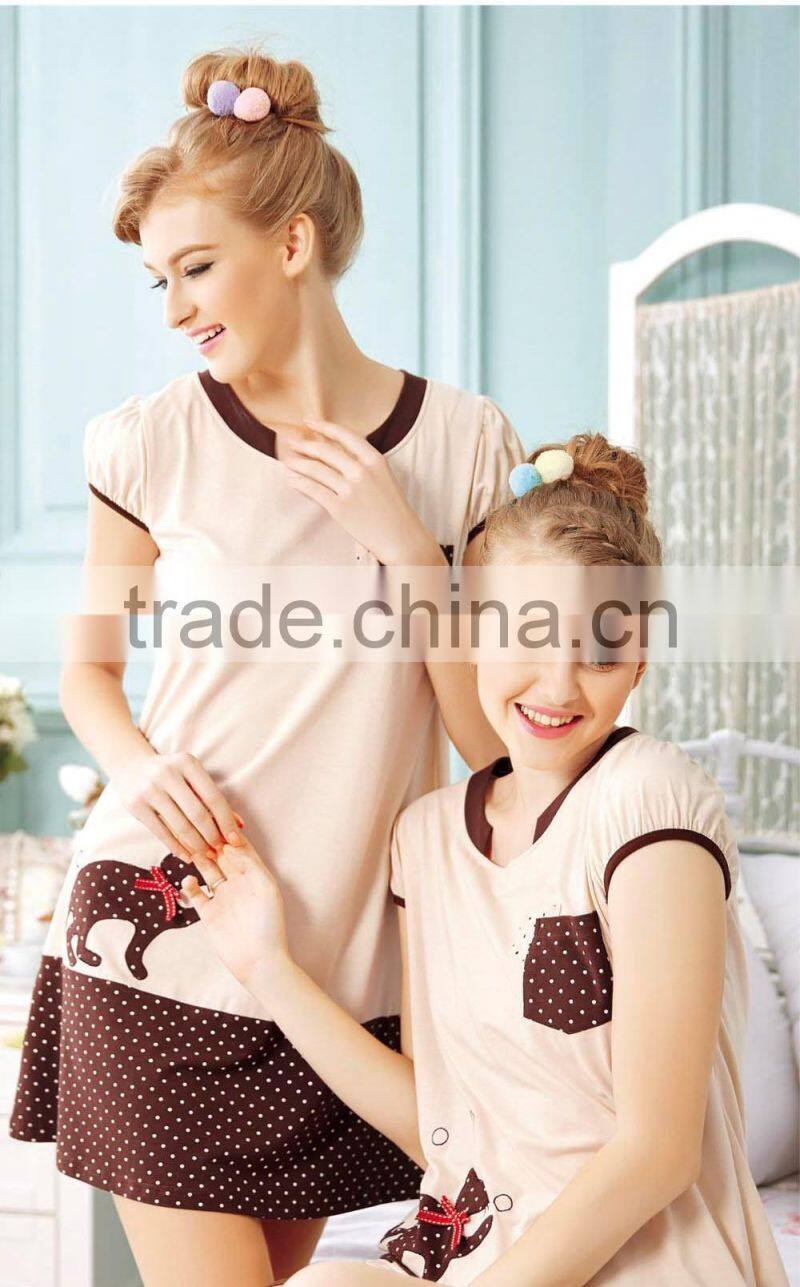 wholesale funny jumpsuit sleepwear /womans summer custom onesie pajamas set