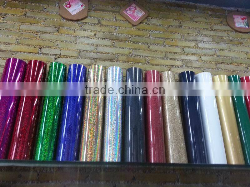 Laser hologram heat transfer vinyl for t-shirt